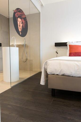 Vloerbekleding Slosse bij Hotel Portinari Brugge