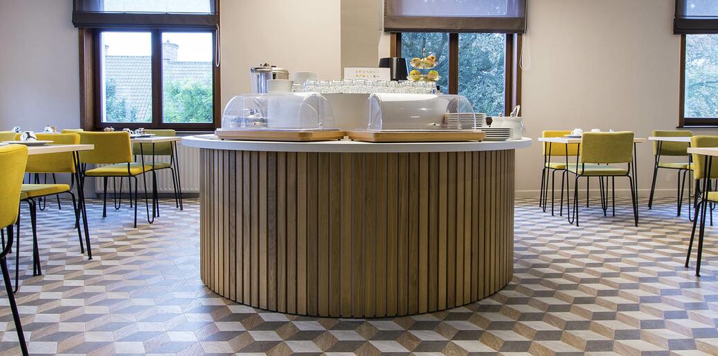 Vloerbekleding bij Hotel Olympia Brugge 