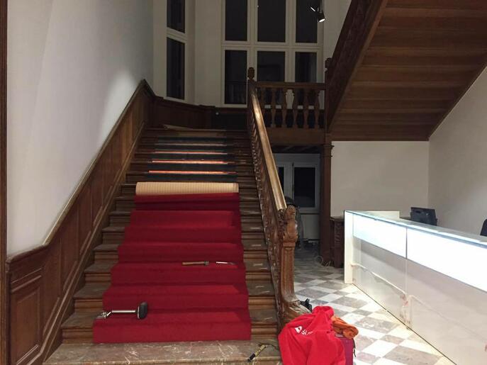 Vloerbekleding Slosse bij Kasteel De Herten Oostkamp