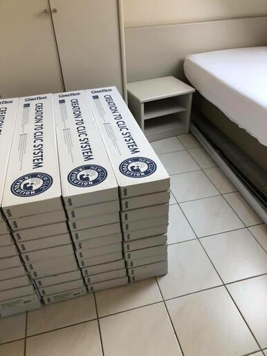 Vloerbekleding Slosse bij Hotel Bonobo Apartments Brugge