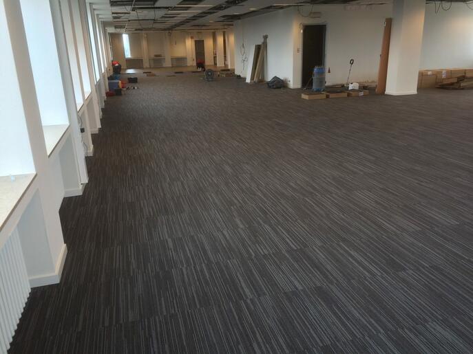 Vloerbekleding Slosse bij Lievens Bauwens Building Gent