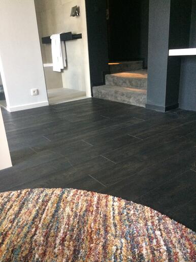 Vloerbekleding Slosse bij Hotel Portinari Brugge